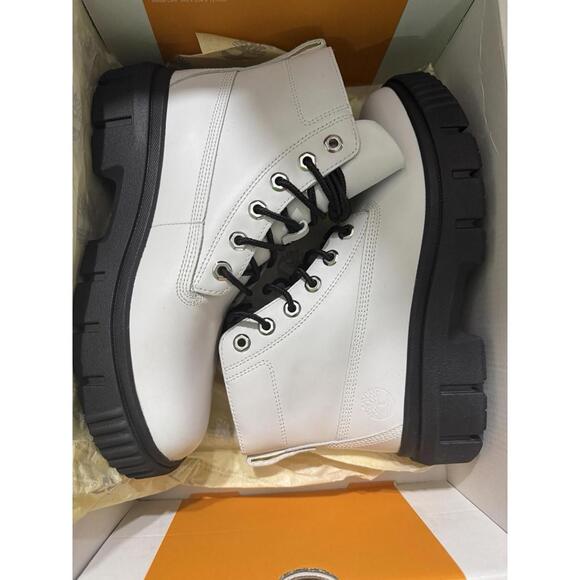 TIMBERLAND WOMEN'S GREYFIELD BOOT WHITE FULL GRAIN 9 - Picture 1 of 6